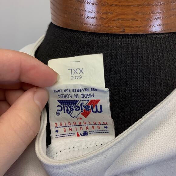 Vintage Bret Boone Seattle Mariners Majestic Mens White Home Jersey Sz XXL VGC - Picture 5 of 8